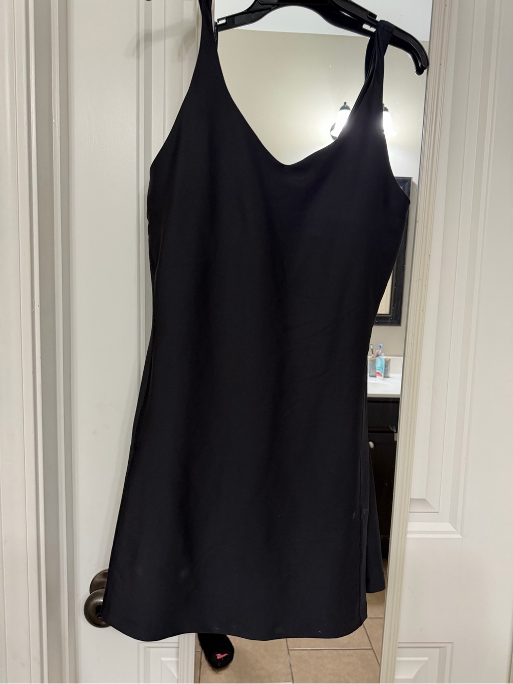 Old Navy Black Slip Mini Dress - Simple V-Neck